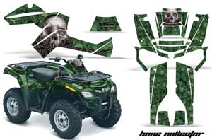 Can Am Outlander EFI 500 / 650 ATV Graphic Kit - 2012-2015 Bone Collector Green