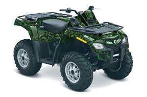 Can Am Outlander EFI 500 / 650 ATV Graphic Kit - 2012-2015 Digi Camo Green