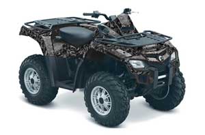 Can Am Outlander EFI 500 / 650 ATV Graphic Kit - 2012-2015 Digi Camo Black