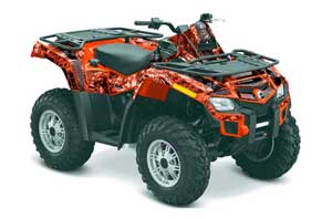 Can Am Outlander EFI 500 / 650 ATV Graphic Kit