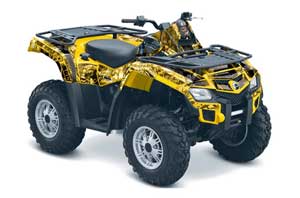 Can Am Outlander EFI 500 / 650 ATV Graphic Kit
