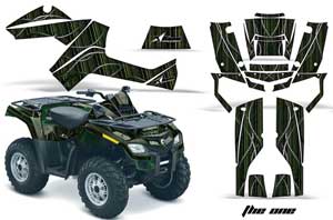 Can Am Outlander EFI 500 / 650 ATV Custom Graphic Kit - 2012-2015