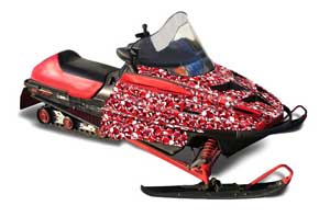 Polaris 700XC / 800XCR / 600 RMK Sled Graphic Kit