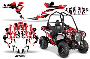 Polaris Sportsman ACE 325 / 570 ATV Graphic Kit - 2014-2016 Attack Red