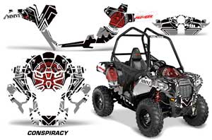 Polaris Sportsman ACE 325 / 570 ATV Graphic Kit - 2014-2016 Conspiracy Red