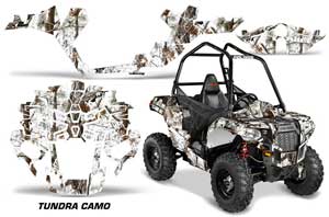 Polaris Sportsman ACE 325 / 570 ATV Graphic Kit - 2014-2016 Tundra Snow Camo