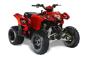 Polaris Phoenix 200 ATV Graphic Kit - 2005-2016 Northstar Red