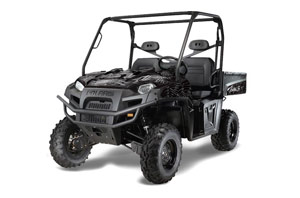 Polaris Ranger XP 500 / 700 4x4 EFI Graphic Kit - 2009 Skulls N Hammers Silver