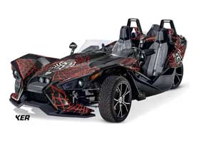 Polaris Slingshot SL Graphic Kit - All Years Up To 2020 Widow Maker Red
