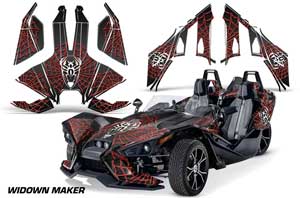 Polaris Slingshot SL Graphic Kit - All Years Up To 2020 Widow Maker Red