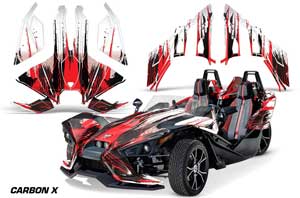 Polaris Slingshot SL Graphic Kit - All Years Up To 2020 Carbon X Red