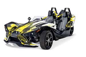 Polaris Slingshot SL Graphic Kit - All Years Up To 2020 Carbon X Yellow