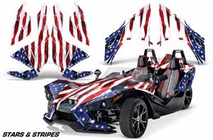 Polaris Slingshot SL Graphic Kit - All Years Up To 2020 Stars N Stripes