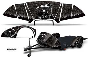 Ultimate Slingshot Trailer Graphic Kit - All Years Reaper Black