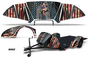 Ultimate Slingshot Trailer Graphic Kit - All Years WW2