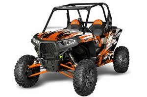 Polaris RZR 1000 XP 2 Door Graphic Kit - 2013-2016 Carbon X Orange