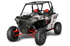Polaris RZR 1000 XP 2 Door Graphic Kit - 2013-2016 Reaper White