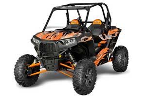 Polaris RZR 1000 XP 2 Door Graphic Kit - 2013-2016 Tribal Flame Black