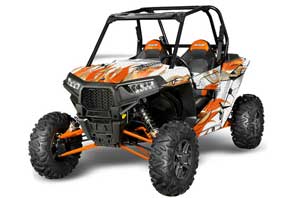 Polaris RZR 1000 XP 2 Door Graphic Kit - 2013-2016 Tribal Flame Orange