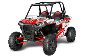Polaris RZR 1000 XP 2 Door Graphic Kit - 2013-2016 Tribal Flame Red