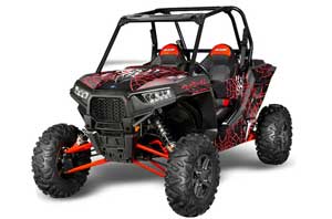 Polaris RZR 1000 XP 2 Door Graphic Kit - 2013-2016 Widow Maker Red