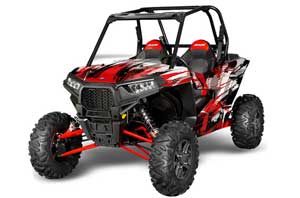 Polaris RZR 1000 XP 2 Door Graphic Kit - 2013-2016 Carbon X Red