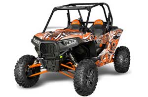 Polaris RZR 1000 XP 2 Door Graphic Kit - 2013-2016 Deaden Orange
