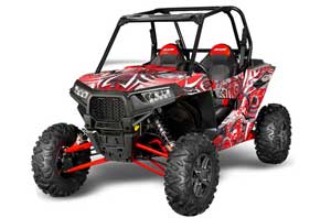 Polaris RZR 1000 XP 2 Door Graphic Kit - 2013-2016 Deaden Red