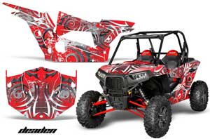 Polaris RZR 1000 XP 2 Door Graphic Kit - 2013-2016 Deaden Red