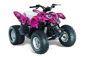 Polaris Predator 90 ATV Graphic Kit - 2002-2011 Northstar Pink