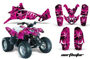 Polaris Predator 90 ATV Graphic Kit - 2002-2011 Northstar Pink