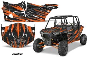 Polaris RZR 1000 XP 4 Door Graphic Kit - 2013-2016 Nuke Orange