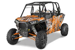Polaris RZR 1000 XP 4 Door Graphic Kit - 2013-2016 Deaden Orange