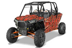 Polaris RZR 1000 XP 4 Door Graphic Kit - 2013-2016 Fire Camo Camo