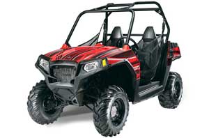 Polaris RZR 570 Graphic Kit - All Years In Line Red