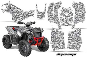 Polaris Scrambler XP 850 / 1000 ATV Graphic Kit - 2013-2016 Digi Camo White
