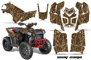 Polaris Scrambler XP 850 / 1000 ATV Graphic Kit - 2013-2016 Wing Camo