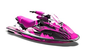 Sea Doo Bombardier GTX Siege Avant Jet Ski Graphic Kit 1996-1999 Carbon X Pink