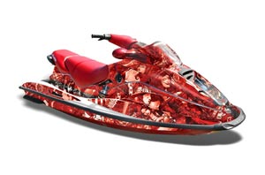 Sea Doo Bombardier GTX Siege Avant Jet Ski Graphic Kit