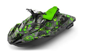 Sea Doo Bombardier Spark (3 UP) Jet Ski Graphic Kit