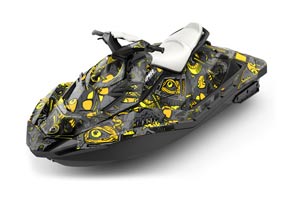 Sea Doo Bombardier Spark (3 UP) Jet Ski Graphic Kit