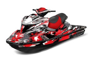 Sea Doo RXP Sitdown Jet Ski Graphic Kit