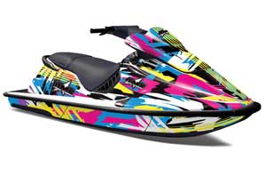 Sea Doo XP Bombardier Jet Ski Graphic Kit - 1994-1996 Flashback