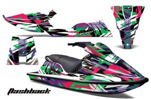 Sea Doo XP Bombardier Jet Ski Graphic Kit - 1994-1996 Flashback