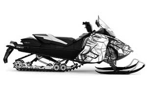 Ski Doo Rev XR Sled Graphic Kit - 2013-2018 Deaden White