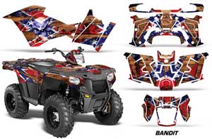 Polaris Sportsman 325ETX / 450 / 570 ATV Custom Graphic Kit - 2014-2017