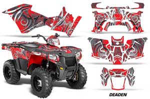 Polaris Sportsman 325ETX / 450 / 570 ATV Graphic Kit - 2014-2017 Deaden Red