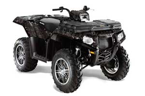 Polaris Sportsman 550 / 850 / 850SP / 1000 ATV Graphic Kit - 2009-2016 Reaper Black