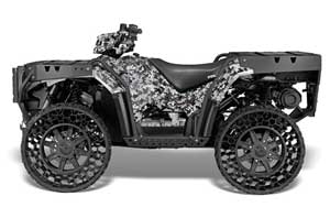 Polaris Sportsman WV850 ATV Graphic Kit - 2012-2015 Digi Camo Silver