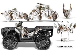 Polaris Sportsman WV850 ATV Graphic Kit - 2012-2015 Tundra Camo